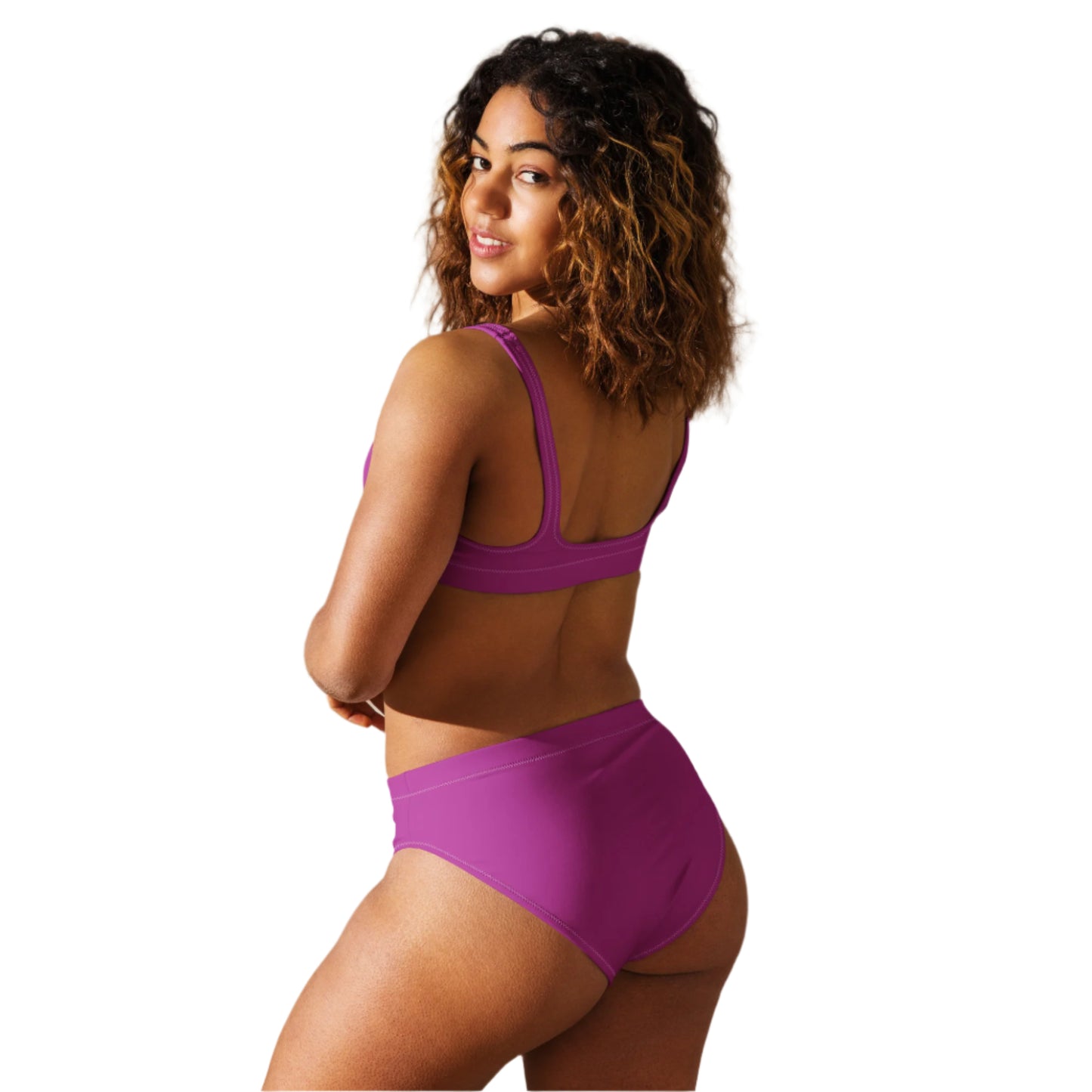All-Over Print High-waisted Bikini