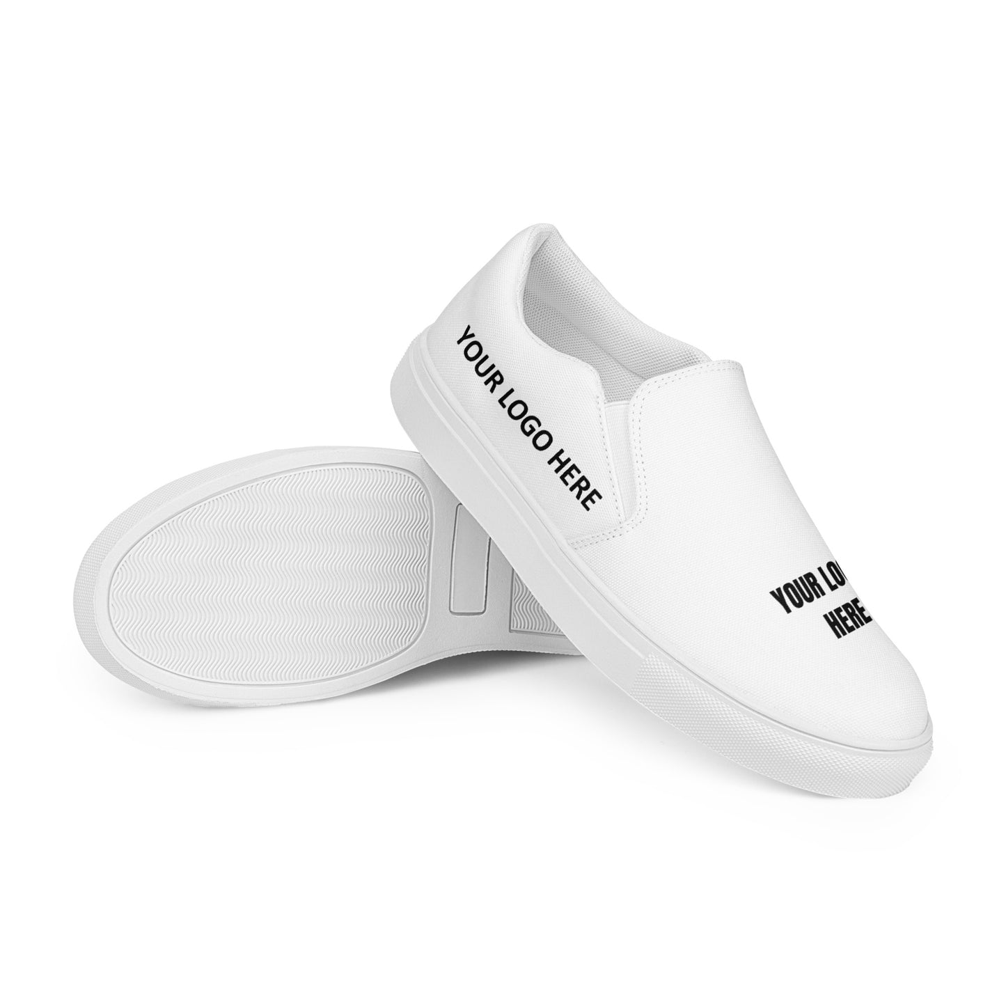 Slip-on canvas shoes - Comes as White Canvas
