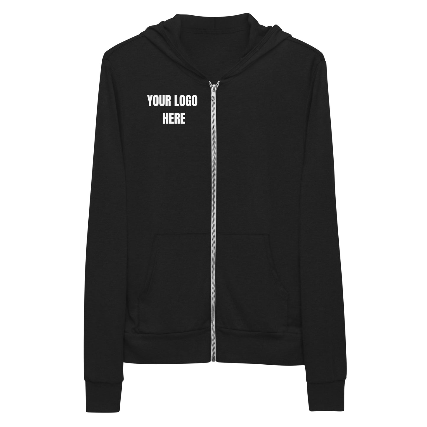 Unisex zip hoodie