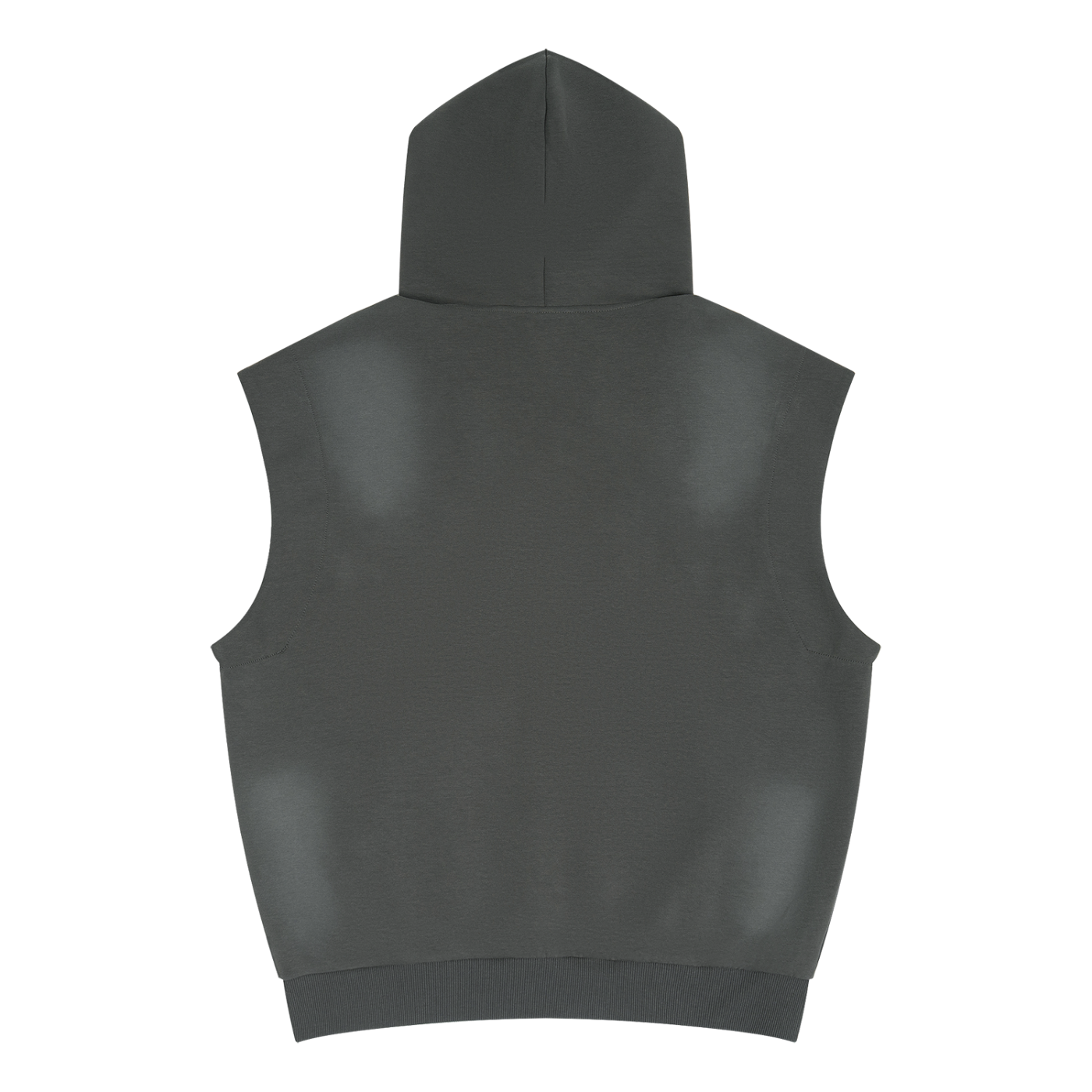 Unisex Vintage Wash Sun Fade Sleeveless Hoodie