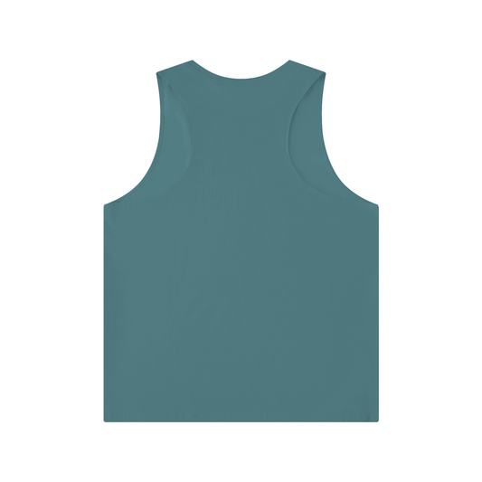 Men's Solid Color Crewneck Tank Top
