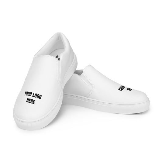 Slip-on canvas shoes - Comes as White Canvas