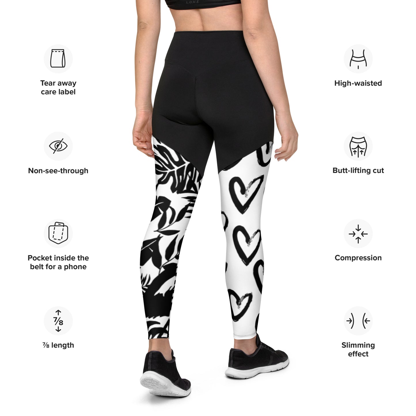 All-Over Print - Sports Leggings with Pocket