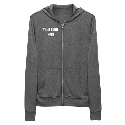 Unisex zip hoodie