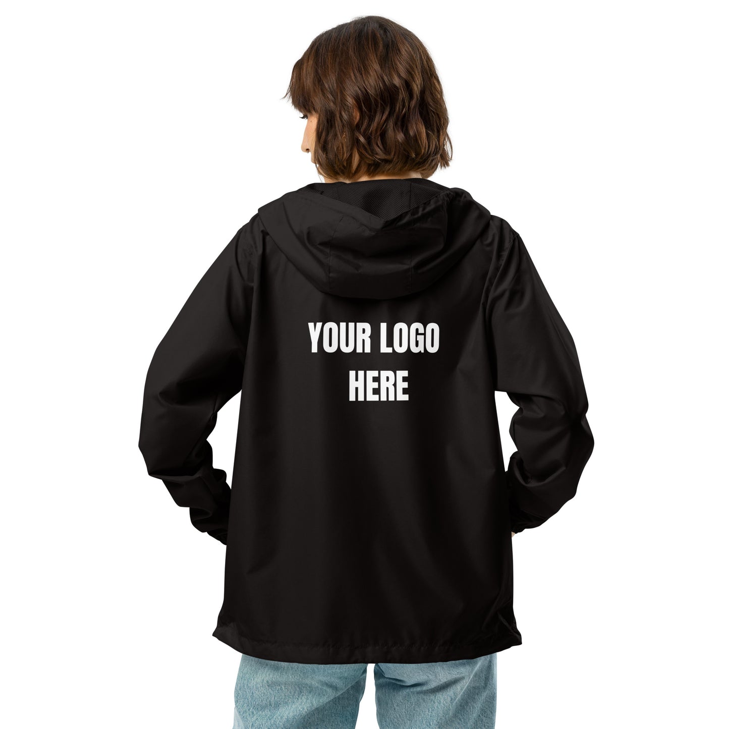 Unisex lightweight zip up windbreaker